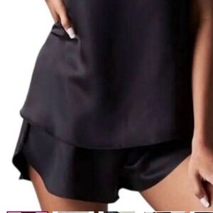 NEW‎ Ettitude S Black Onyx 100% Clean Bamboo Shortie Shorts Lingerie PJ Lounge